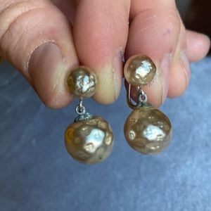 These are vintage sterling Marcella earrings.